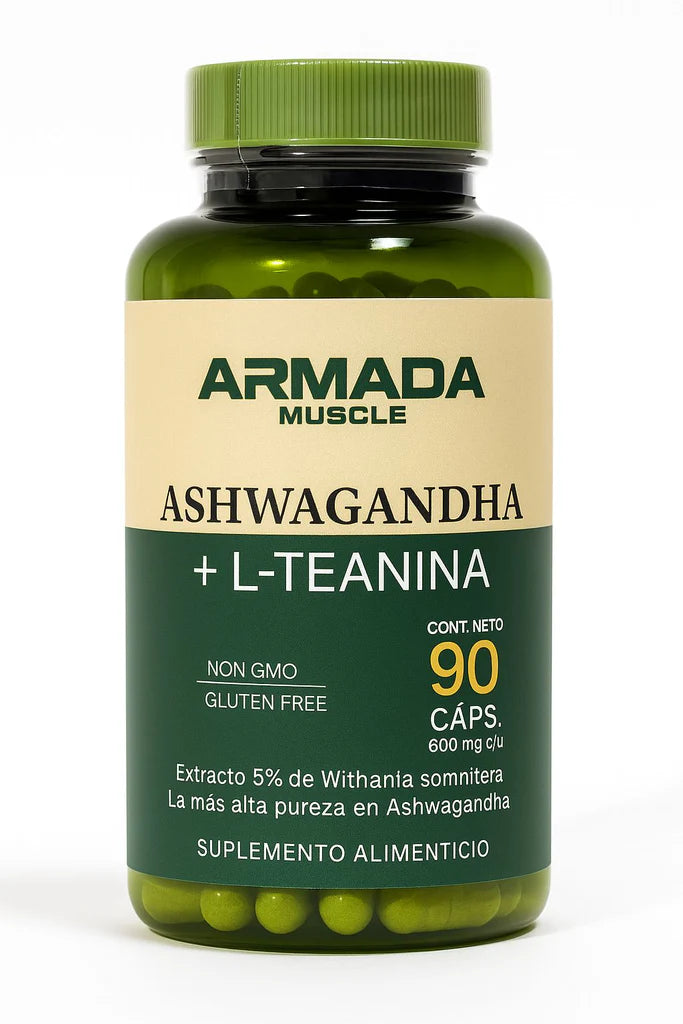 ARMADA ASHWAGANDHA + L TEANINA 90 CPAS