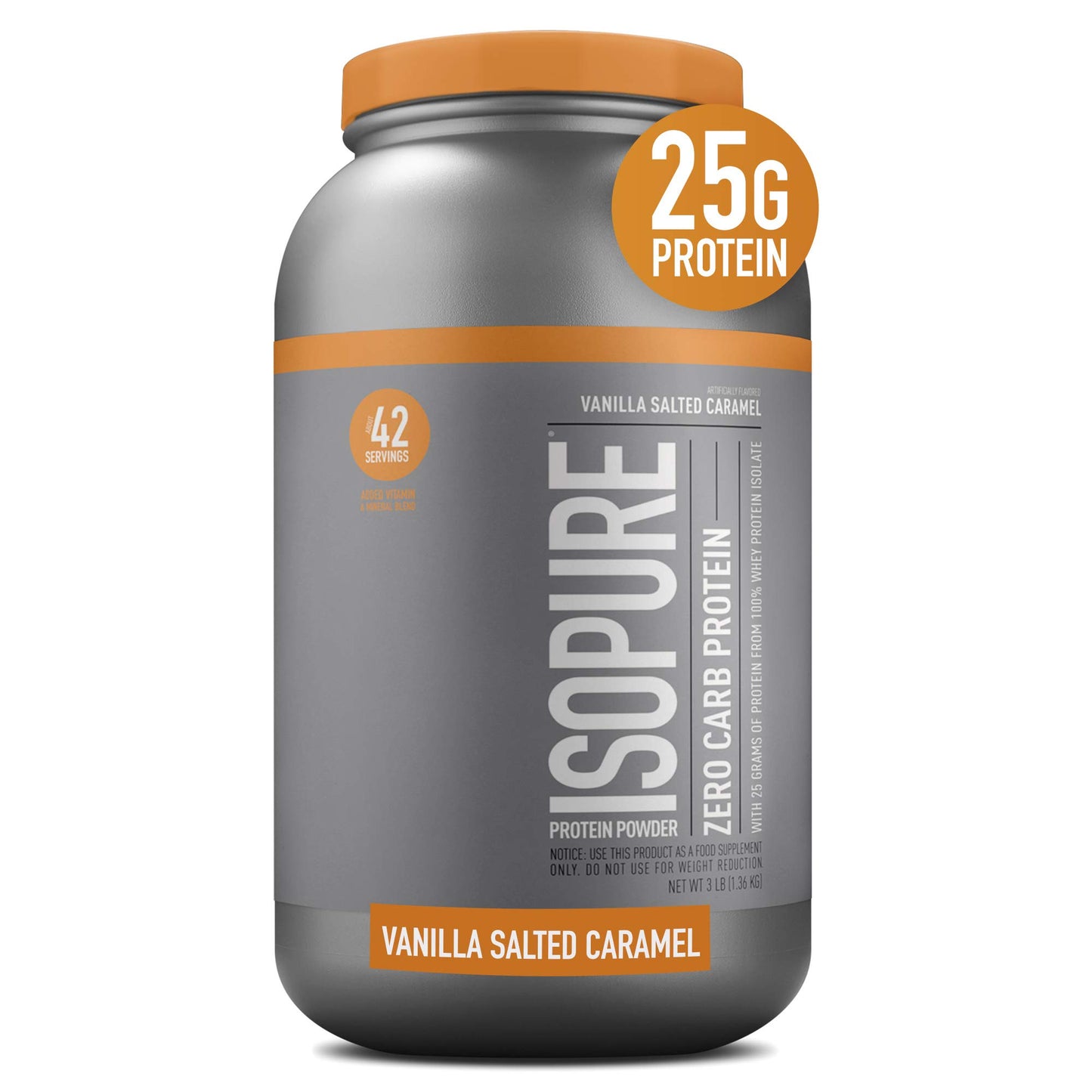 ISOPURE ZERO/LOW CARB 3 LBS