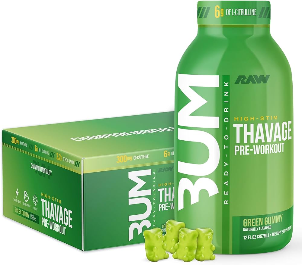 RAW DRINK 12 OZ PWO THAVAGE RTD