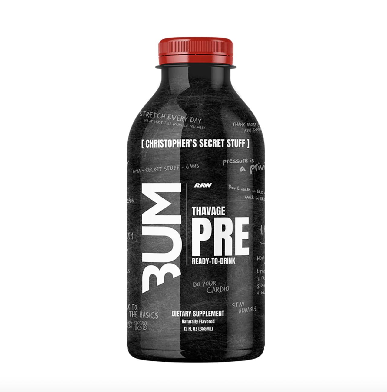 RAW DRINK 12 OZ PWO THAVAGE RTD
