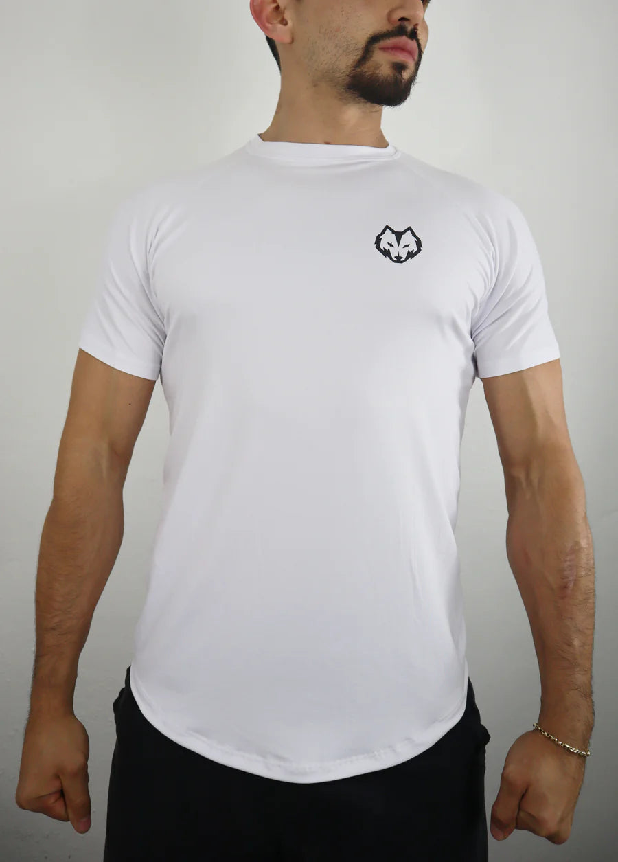 PLAYERA HYBRID BLANCO