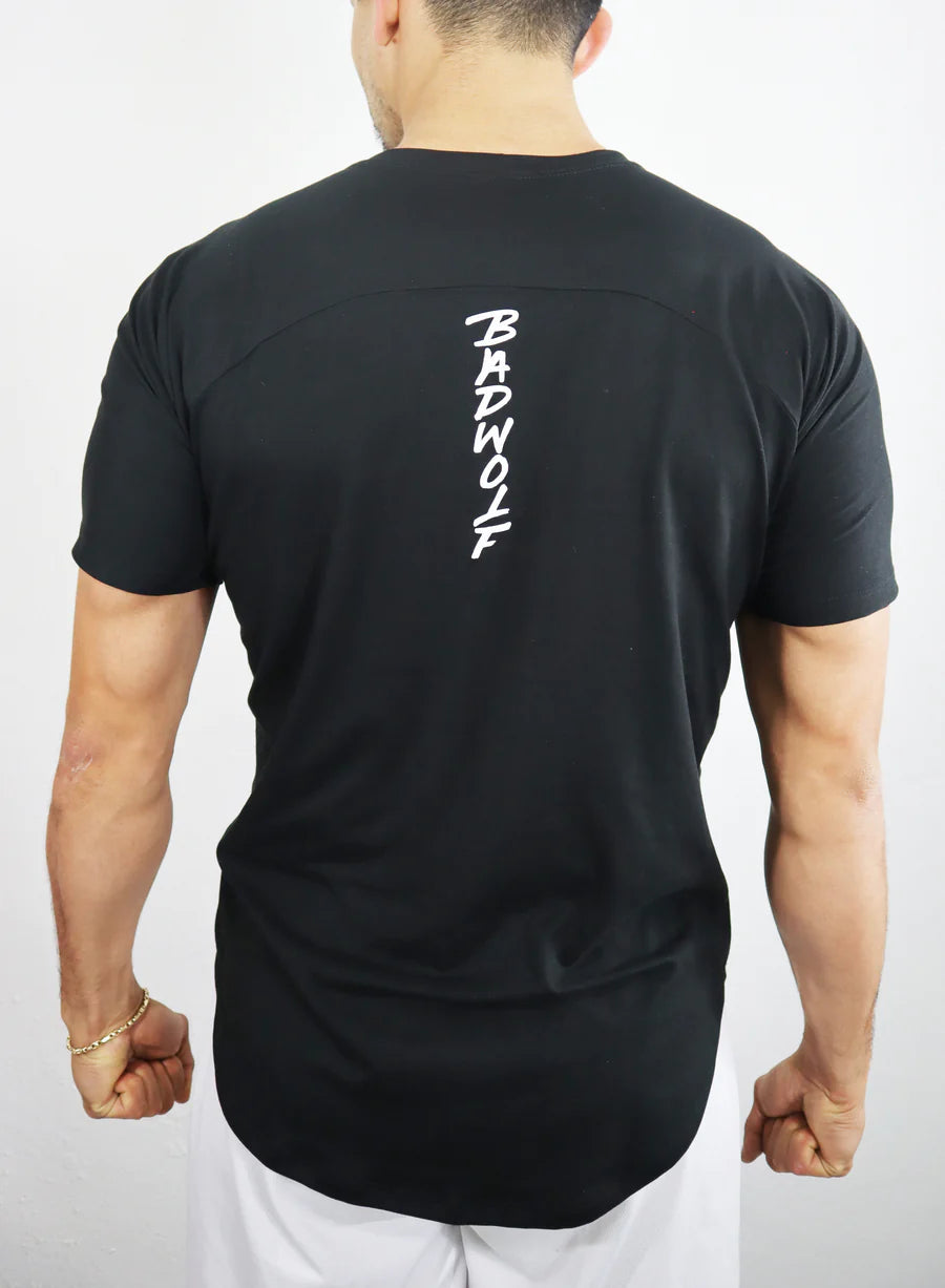 PLAYERA HYBRID NEGRA