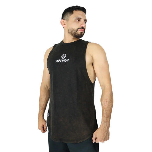 STRINGER NEGRA DESLAVADO